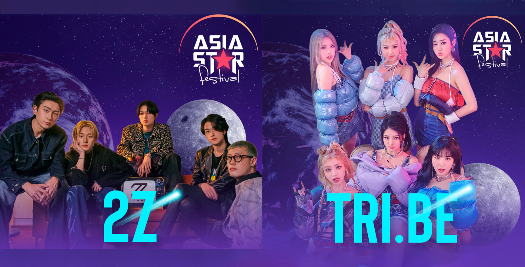 Asia Star Festival 2Z e TRI.BE são confirmados na lineup do festival